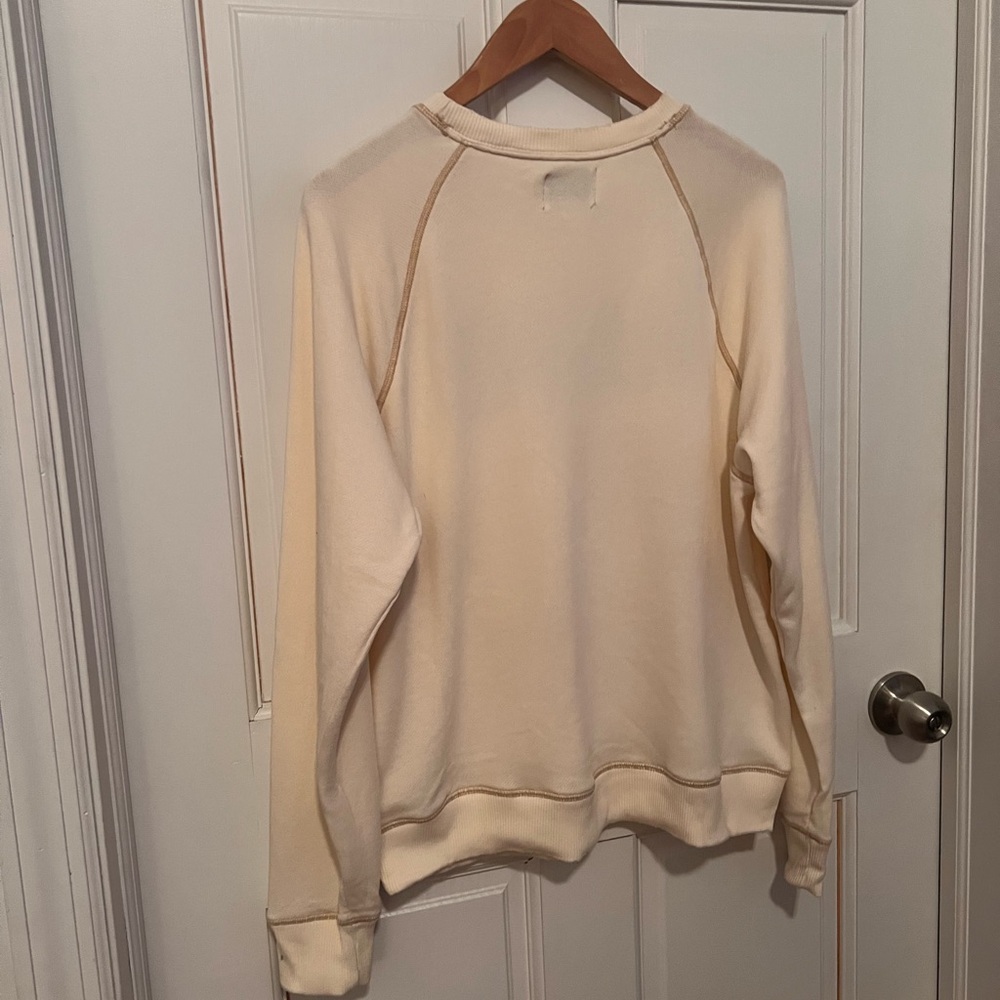 American Eagle Cream Sweatshirt with Maine Print - Picture 7 of 8